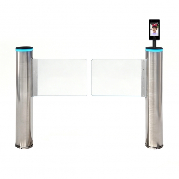 單通道【人臉識別進+按鈕出】