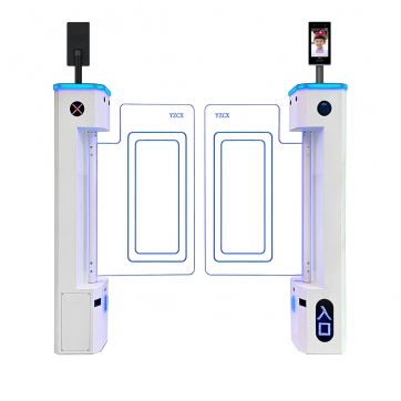 白色單通道【人臉識別進+人臉識別出】