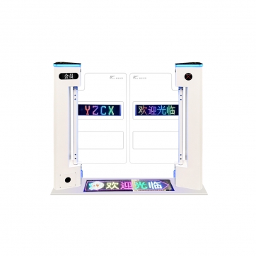 三角立式擺閘【單通道】含地臺