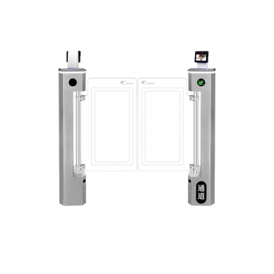 304不銹鋼立式擺閘【人臉識(shí)別進(jìn)+人臉識(shí)別出】